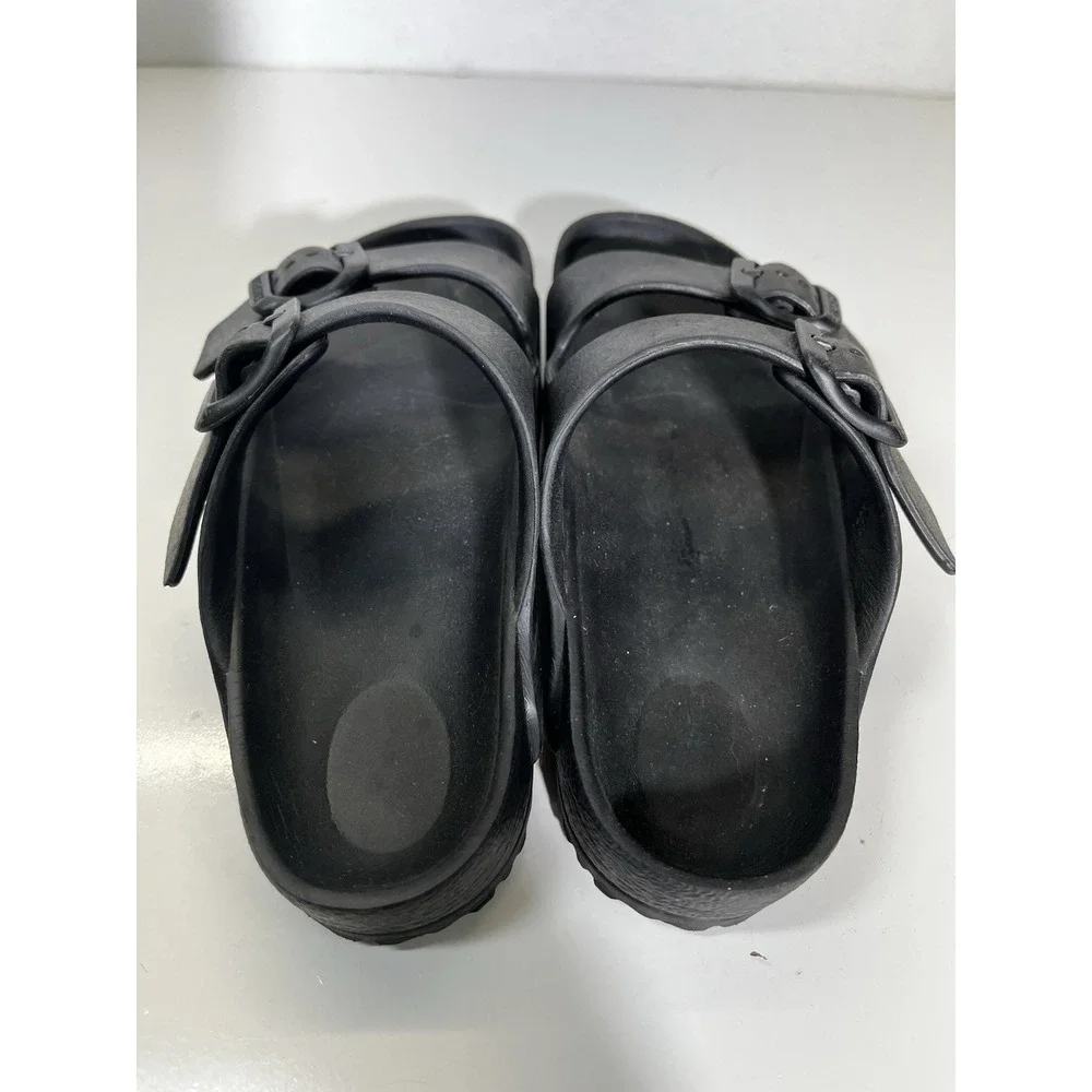 Birkenstock Black Rubber Kids Sandals 2 Straps Size 31. (youth 13-13.5‎